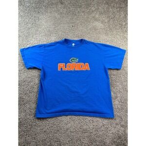 Florida Gators Shirt Mens Extra Large Blue Orange Short Sleeve Casual KA
